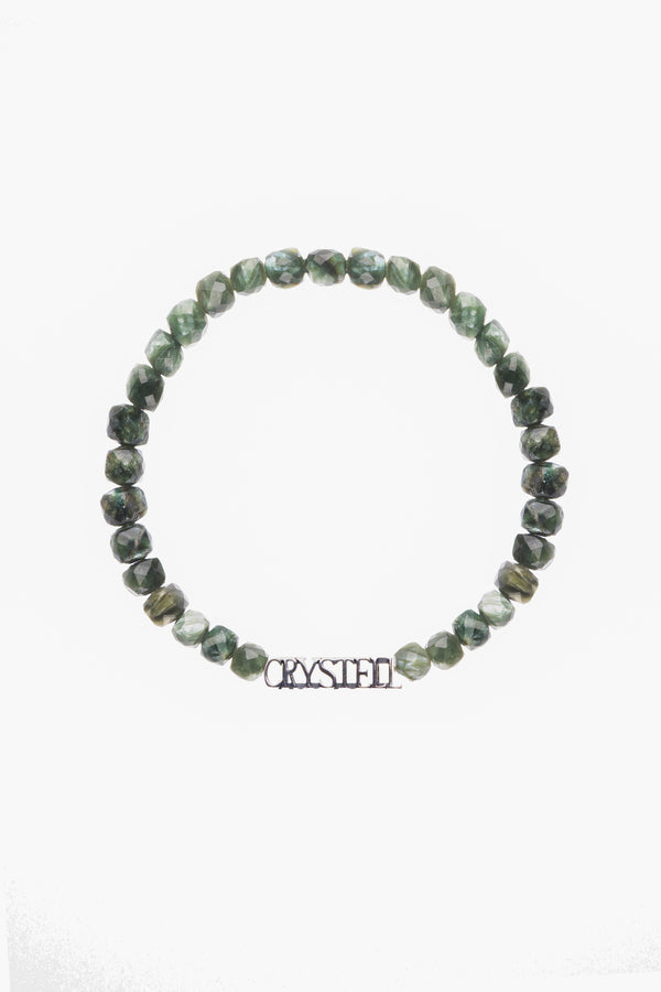 Green-Veined Crystal Bracelet – “Prosper Essence”